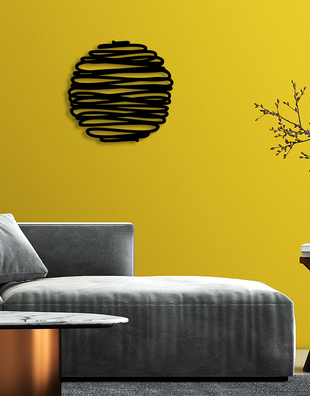 Mimari Tekstüre Boya Lineer Metal Tablo Yüzey Dokusu