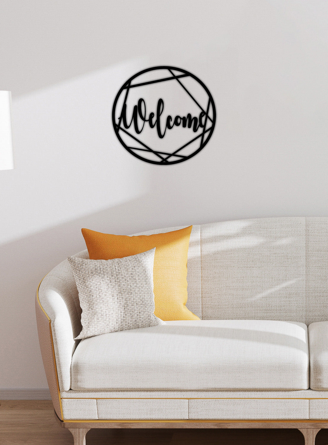 Mimari Tekstüre Siyah Boya Welcome Pano Yüzey Dokusu