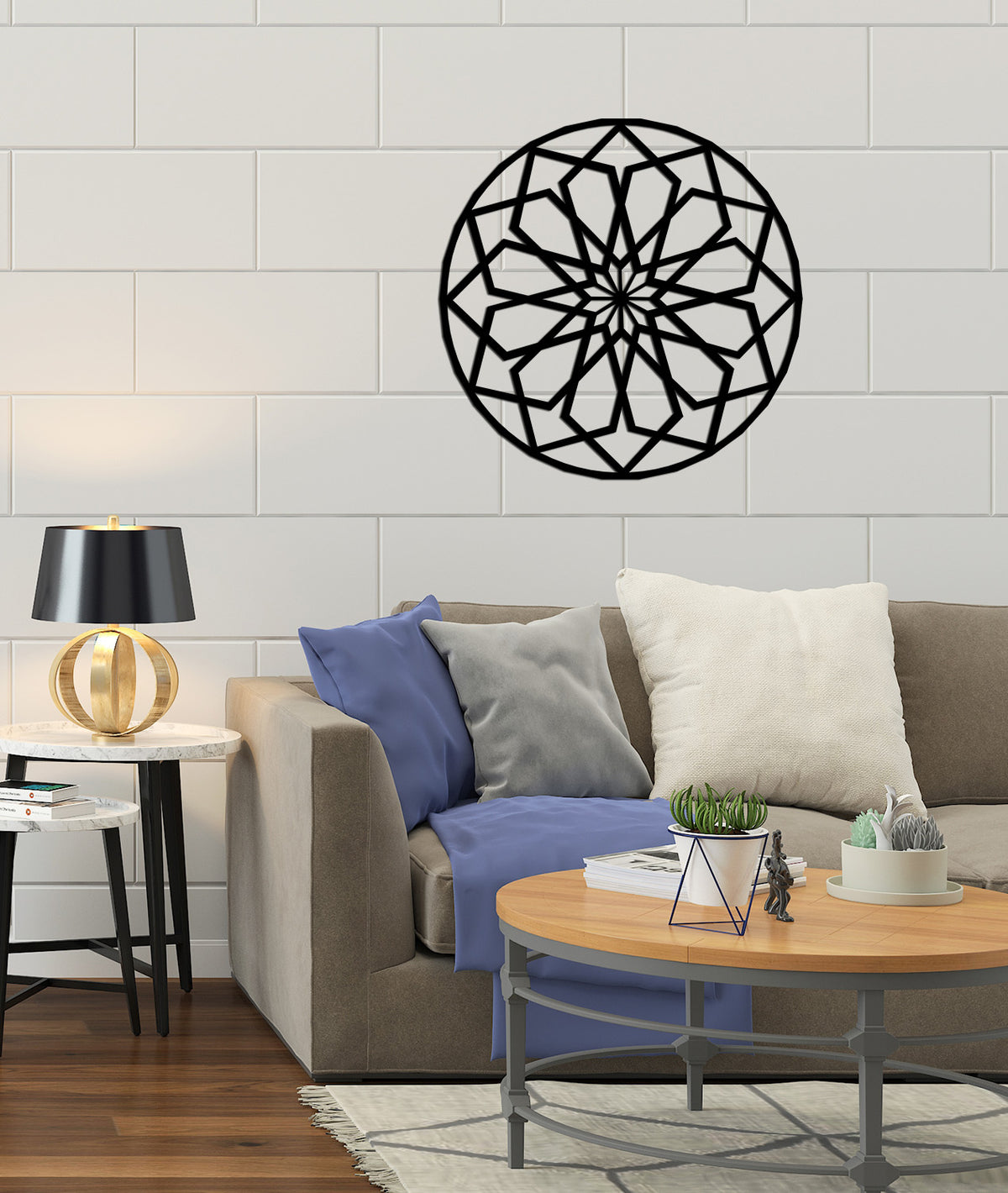 Minimalist Duvar Sanatı İçin Tekstüre Siyah Çiçek Pano