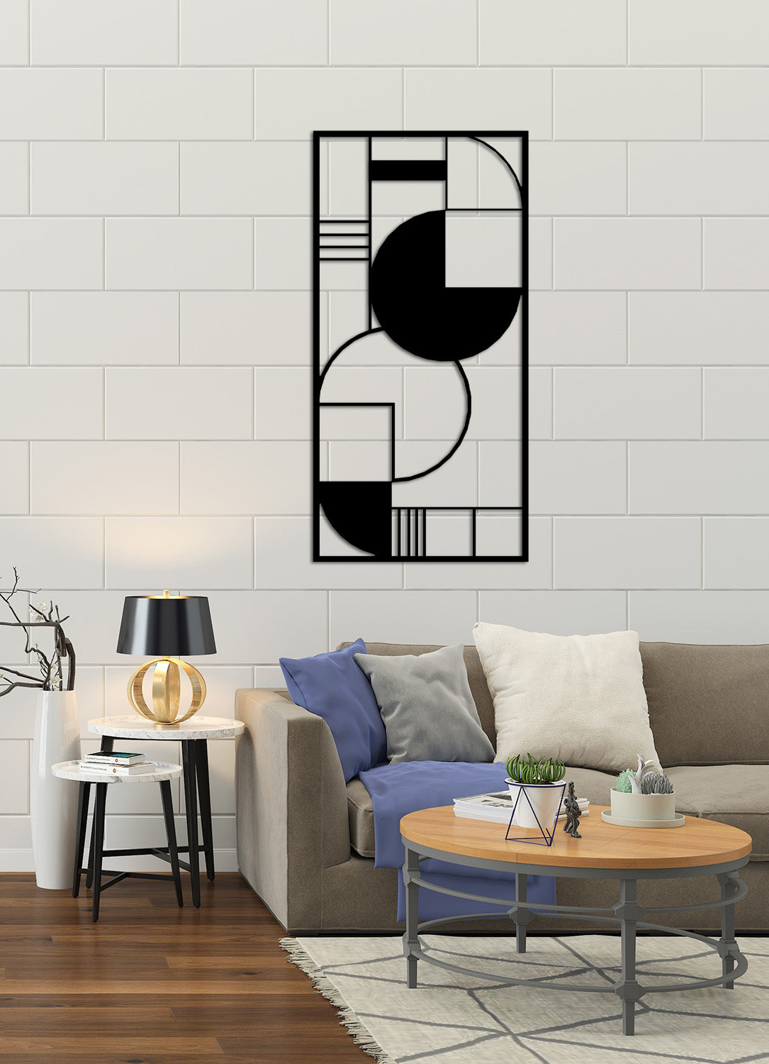 Minimalist Duvar Sanatı İçin Tekstüre Siyah Pixel Pano