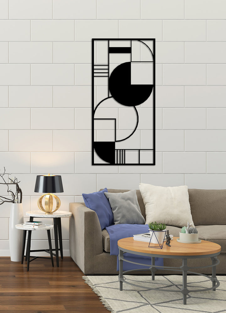 Minimalist Duvar Sanatı İçin Tekstüre Siyah Pixel Pano