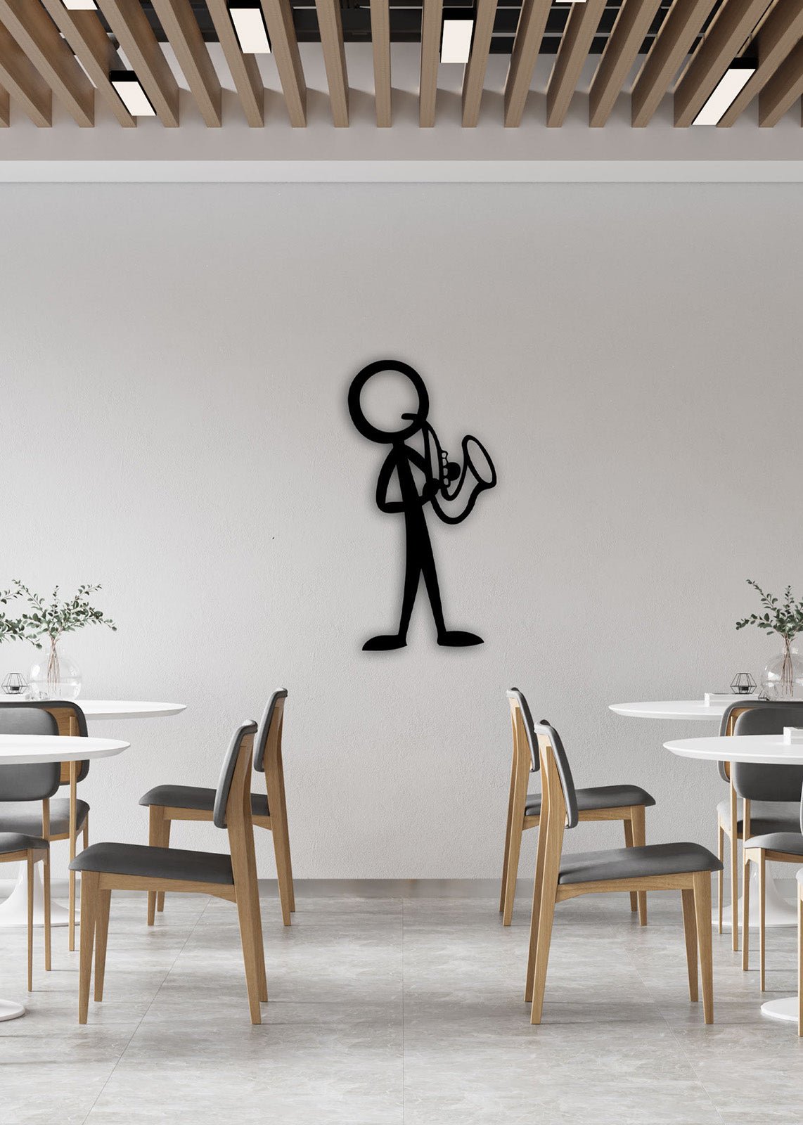 Minimalist Caz Dekoru ve 2 cm Derinlik Paylı Doğal Gölge Efekti