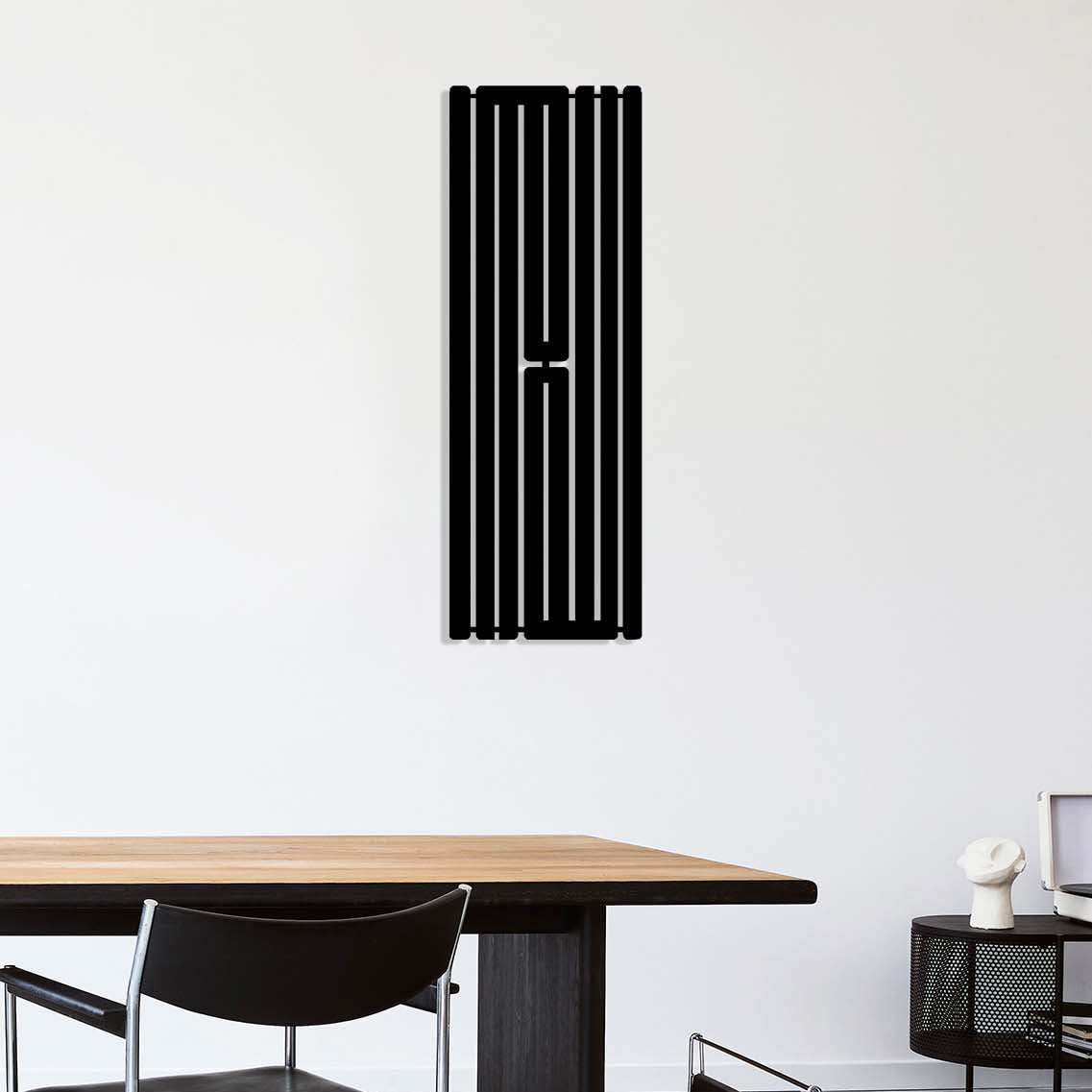 Ev içi mescit ve ibadet alanları için odak noktası yaratan 3D hat sanatı.