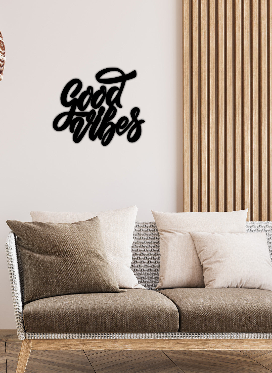 Modern Motivasyon Metal Tablosu ve 2 cm Duvar Gölge Derinliği