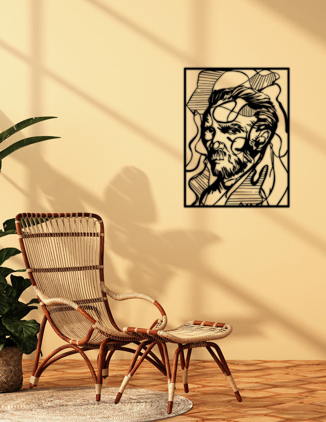 Modern Ofis Dekorasyonu İçin Sanatsal Vincent van Gogh Metal Duvar Panosu