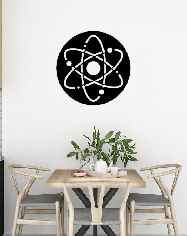 Modern Ofis Dekorasyonu İçin Altıgen Bağ Metal Duvar Sanatı