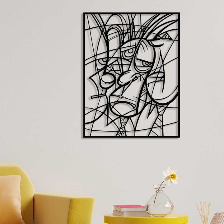 Kaosun Dansı Soyut Metal Duvar Tablosu - Modern Sanat Koleksiyonu - Artroya