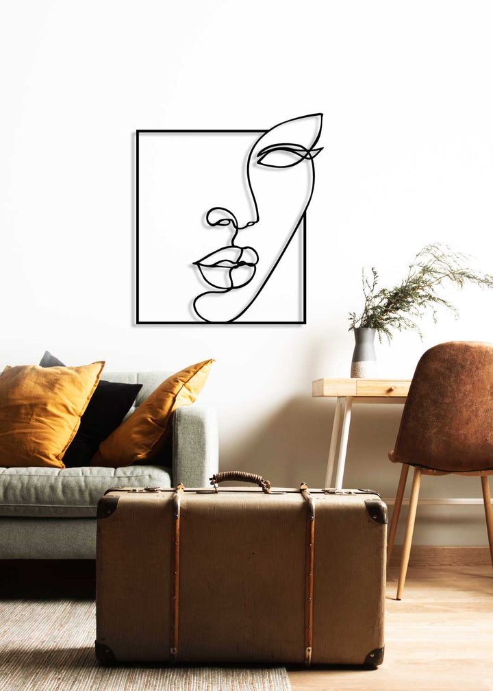 Artroya Metal Tablo ile Modern Salon Duvar Dekorasyonu ve Sanatsal Dokunuş