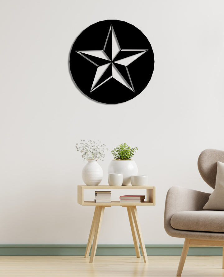 Modern Salon Dekorasyonu İçin Mat Siyah Kutupsal Işıma Metal Sanatı