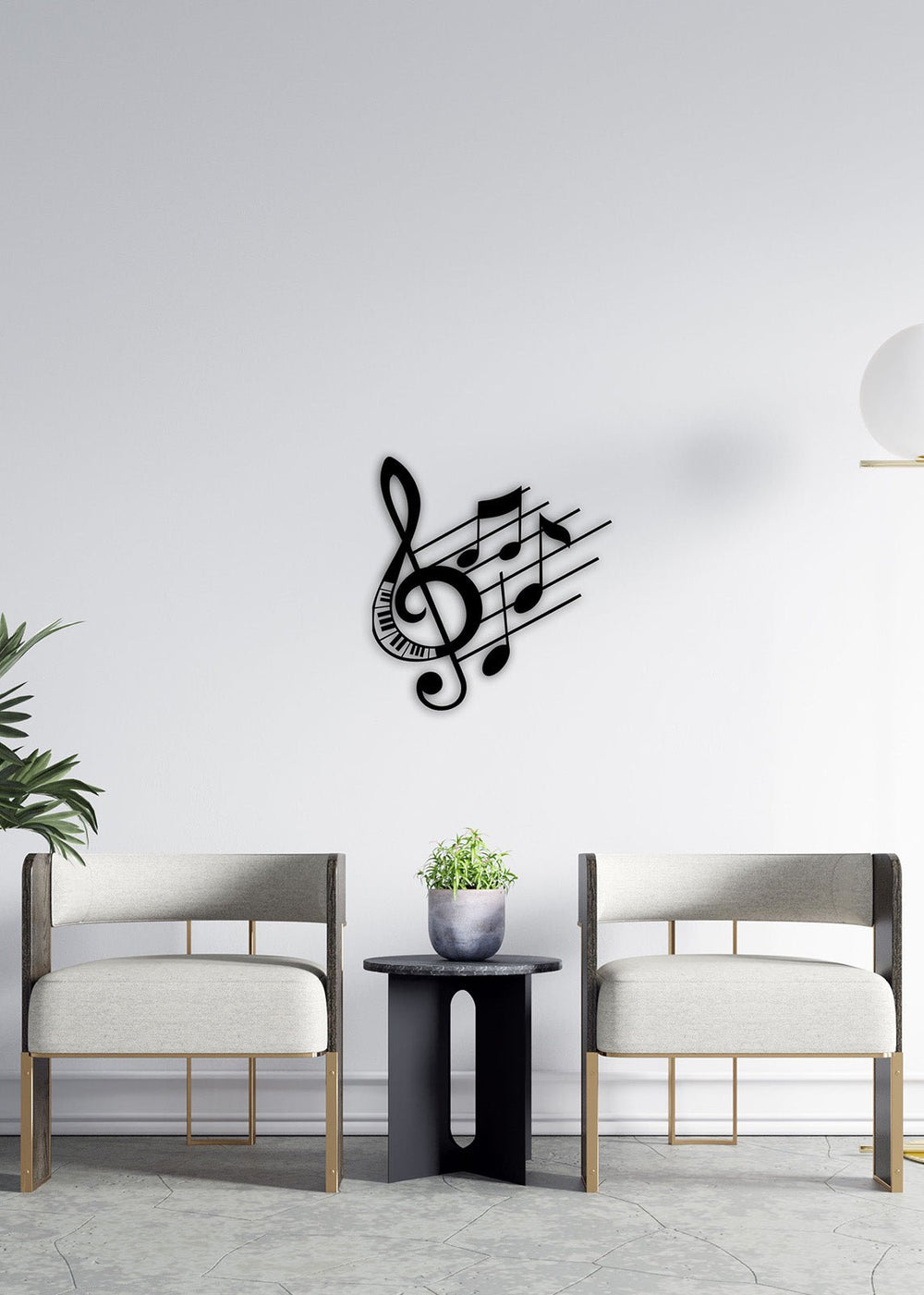 1.5 mm Çelik Üzerine Sol Anahtarı İçinde Piyano Tuşları Hassas Lazer Kesim