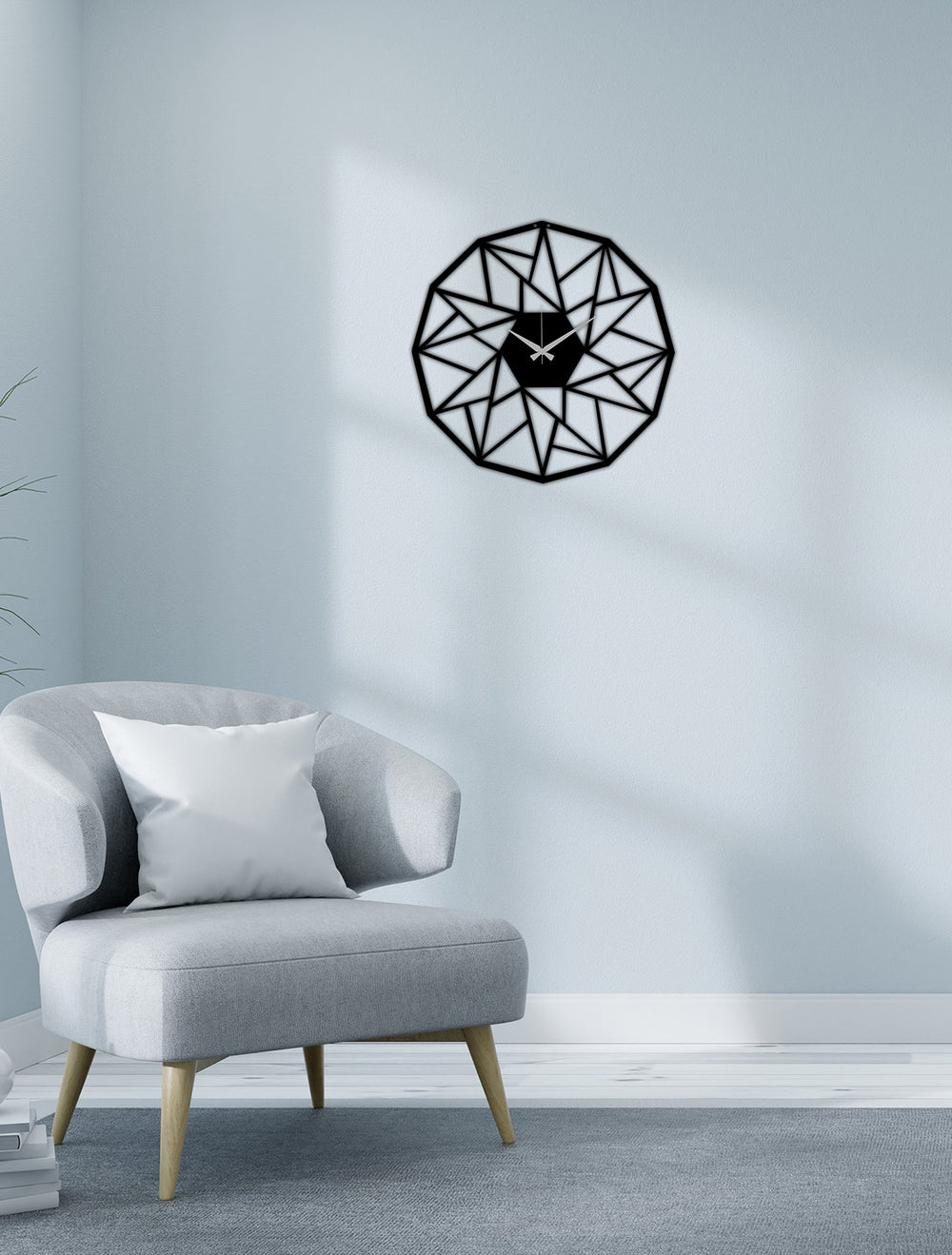 1.5mm Çelik Üzerine Mat Siyah Elektrostatik Toz Boya Lazer Kesim Detayı