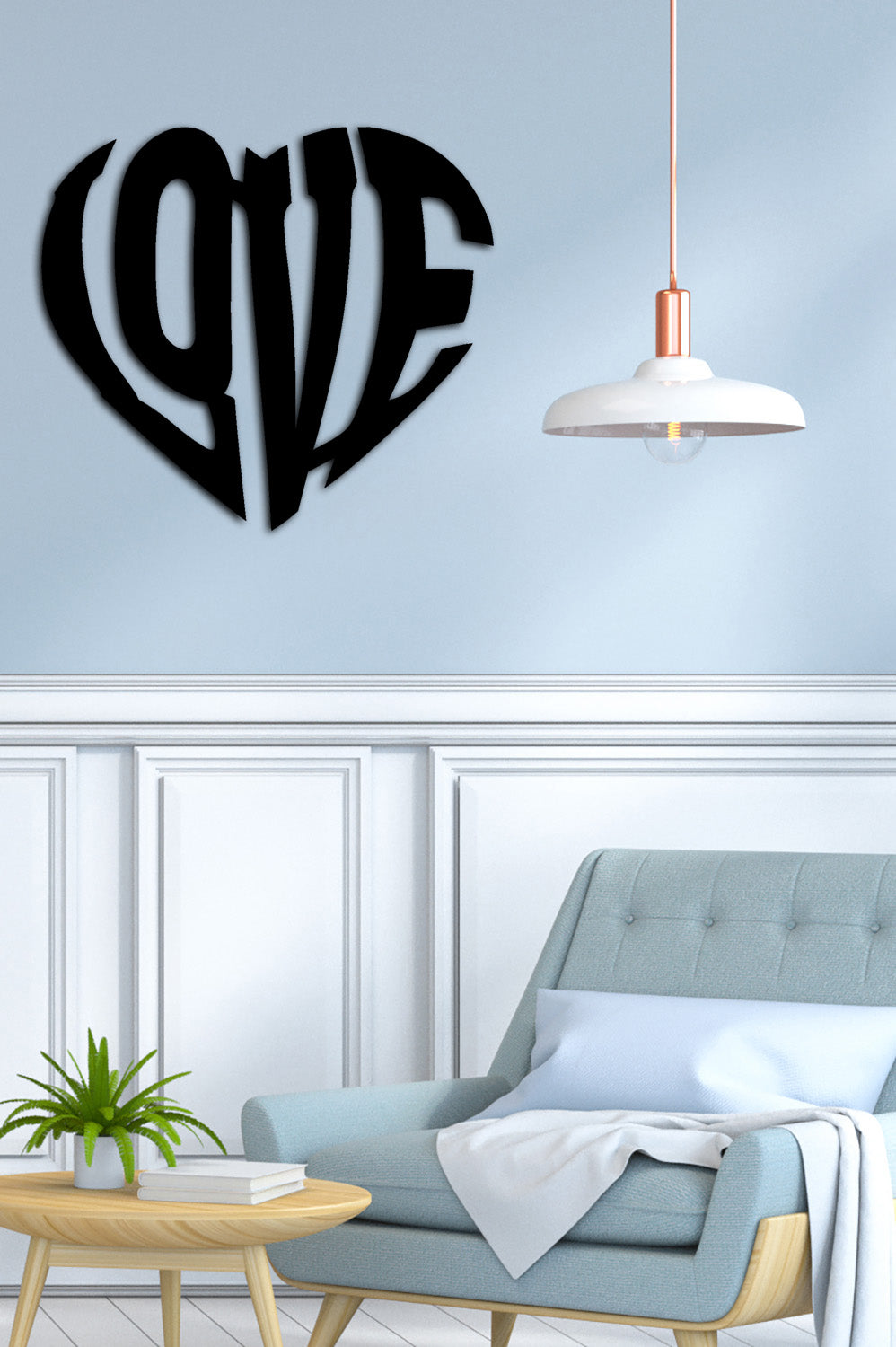 Revelation: Secret LOVE Gizli Mesajlı Metal Duvar Panosu