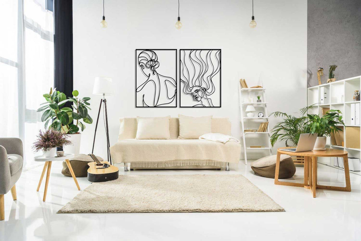 Zero VOC Sertifikalı Sağlıklı Boya ile Mühürlenmiş Modern İkili Metal Sanatı