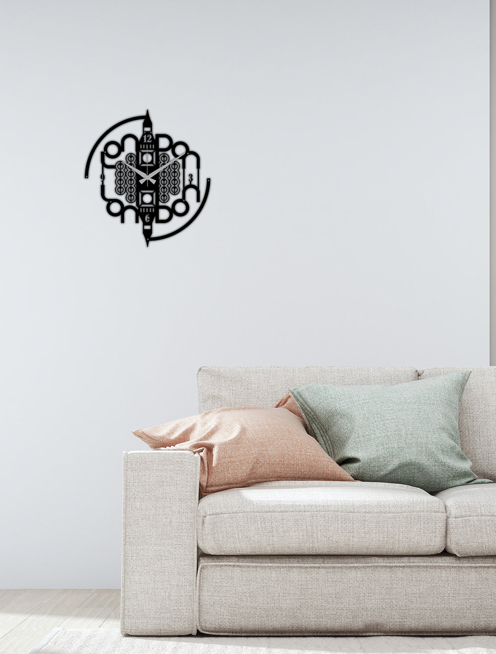 Sessiz Akar Saniyeli (Silent Sweep) Londra Metal Saat