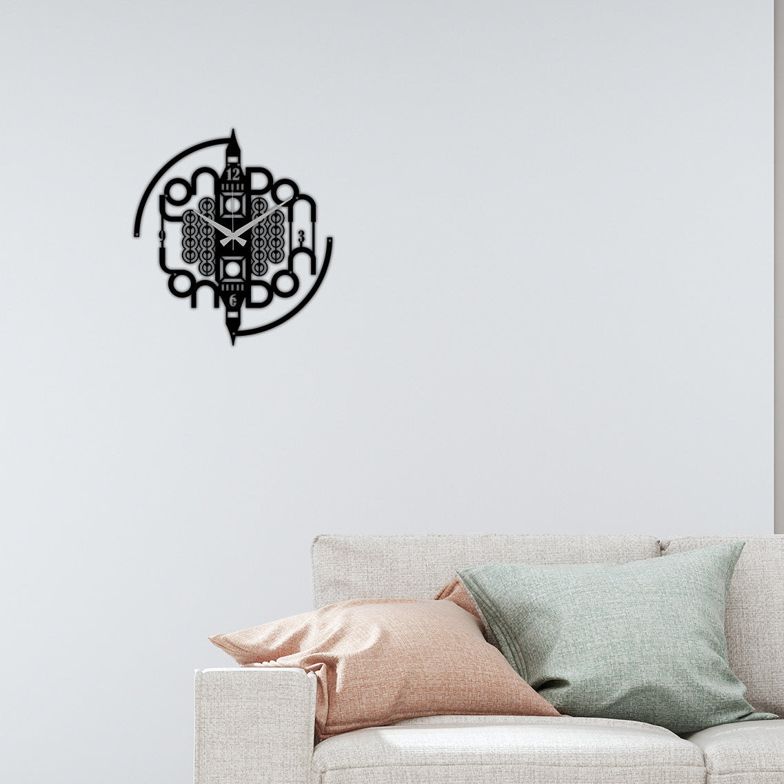 Sessiz Akar Saniyeli (Silent Sweep) Londra Metal Saat