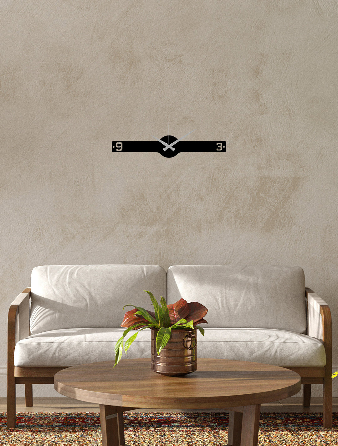 Yeni Ev Hediyesi İçin Özel Tasarım Mat Siyah Quantum Sphere Metal Saat