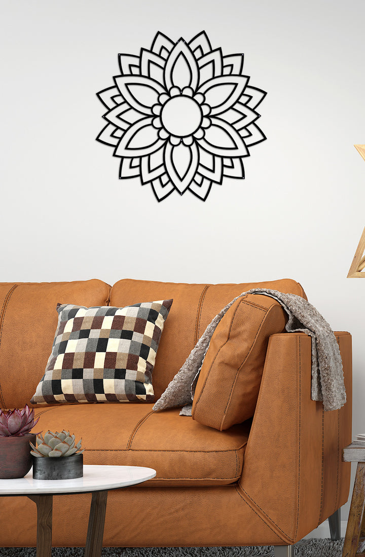 Tek Çivi İle Pratik Kurulum Yapılan Yekpare Art Deco Mandala