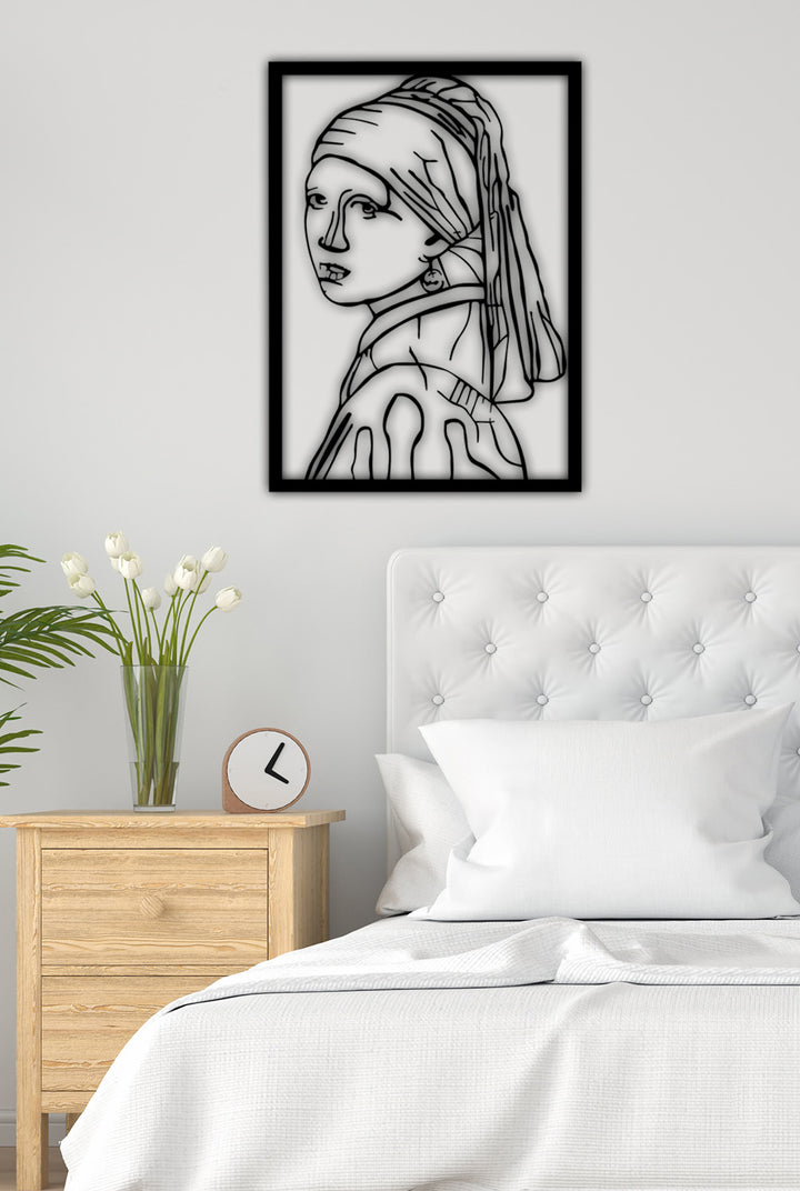 Zero VOC Sağlıklı Boya ile Mühürlenmiş Estetik Yatak Odası Metal Sanatı