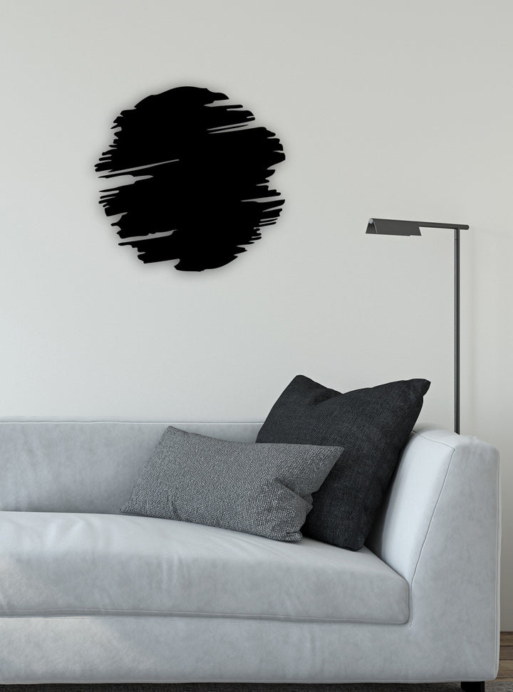 Yaratıcı Ofis Duvar Sanatı İçin Soyut Çelik Tasarım Tablo