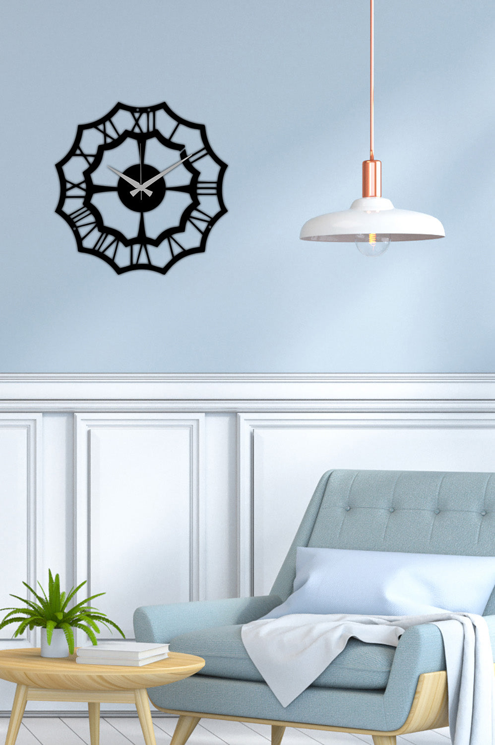 1.5mm Çelik Üzerine Mat Siyah Elektrostatik Toz Boya Lazer Kesim Detayı